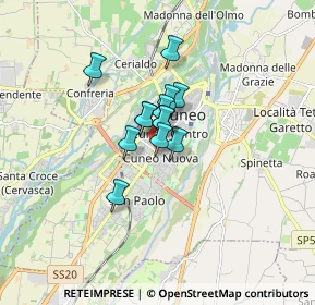 Mappa Via Rosa Ettore, 12100 Cuneo CN, Italia (0.91615)