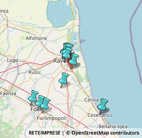 Mappa Via Classense, 48124 Ravenna RA, Italia (12.91833)