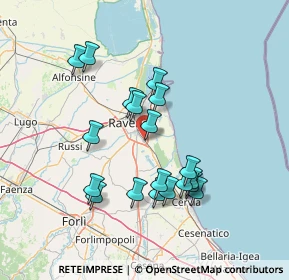 Mappa Via Classense, 48124 Ravenna RA, Italia (13.46211)