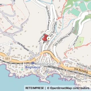 Mappa Via Sessarego, 4H, 16031 Bogliasco, Genova (Liguria)