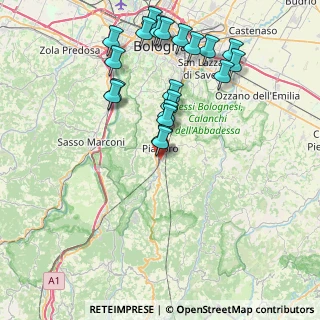Mappa Via Giacomo Leopardi, 40065 Pianoro BO, Italia (8.6225)