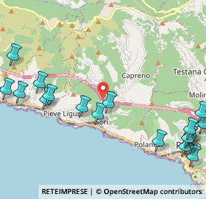 Mappa Via Teriasca, 16031 Sori GE, Italia (3.102)
