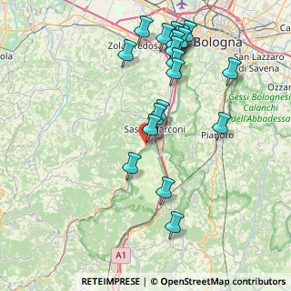 Mappa Via Fiaccacollo, 40037 Sasso Marconi BO, Italia (8.8965)