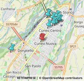 Mappa Via XXXIII Reggimento Fanteria, 12100 Cuneo CN, Italia (0.96364)