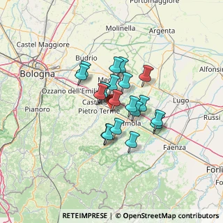 Mappa Via Salvador Allende, 40060 Toscanella BO, Italia (9.0725)