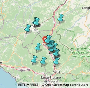 Mappa Via Giovanni Bellotti, 54027 Pontremoli MS, Italia (10.924)