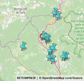 Mappa Via Giovanni Bellotti, 54027 Pontremoli MS, Italia (6.9375)