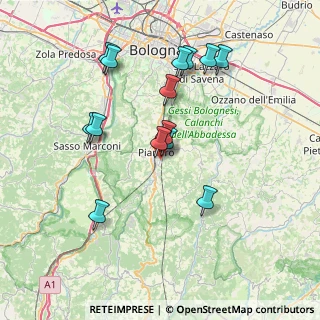Mappa Via Giardino, 40065 Pianoro BO, Italia (7.40214)
