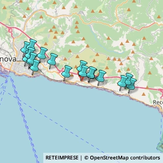 Mappa SS 1 Via Aurelia, 16167 Genova GE, Italia (3.94278)