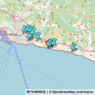 Mappa SS 1 Via Aurelia, 16166 Genova GE, Italia (3.115)