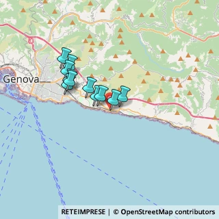 Mappa SS 1 Via Aurelia, 16166 Genova GE, Italia (2.73818)