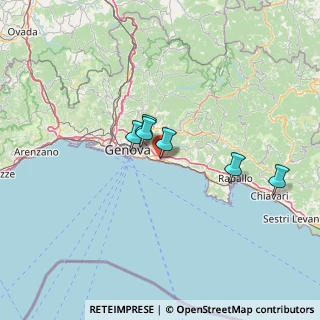 Mappa SS 1 Via Aurelia, 16166 Genova GE, Italia (41.74091)