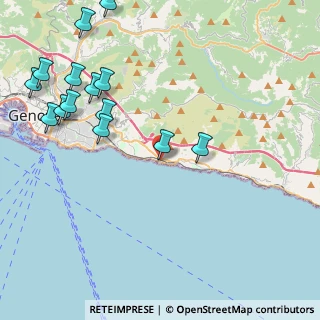 Mappa Via Fabio Filzi, 16166 Genova GE, Italia (5.32786)