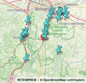 Mappa Via Grillini, 40065 Pianoro BO, Italia (7.80579)