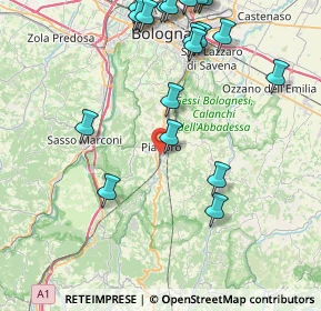 Mappa Via Grillini, 40065 Pianoro BO, Italia (10.344)