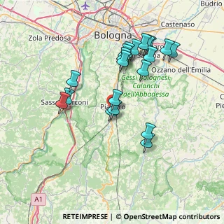 Mappa Via Grillini, 40065 Pianoro BO, Italia (7.2925)