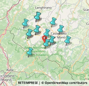Mappa Via Costa di Sopra, 42030 Ramiseto RE, Italia (10.85667)