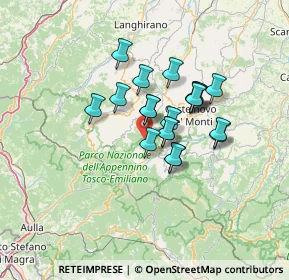 Mappa Via Costa di Sopra, 42030 Ramiseto RE, Italia (9.696)