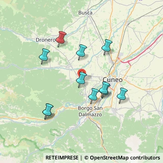 Mappa Via Caraglio, 12010 Cervasca CN, Italia (7.30182)