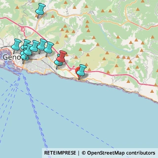 Mappa Via A. Nervi Sigimbosco, 16166 Genova GE, Italia (5.78286)