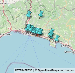 Mappa Via A. Nervi Sigimbosco, 16166 Genova GE, Italia (8.21947)
