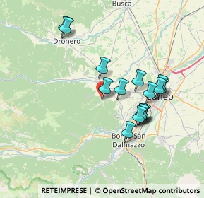 Mappa Via XXV Aprile, 12010 Bernezzo CN, Italia (6.7725)