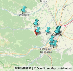 Mappa Via XXV Aprile, 12010 Bernezzo CN, Italia (7.08636)