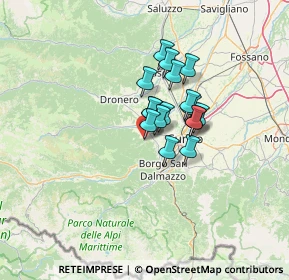 Mappa Via XXV Aprile, 12010 Bernezzo CN, Italia (8.44882)