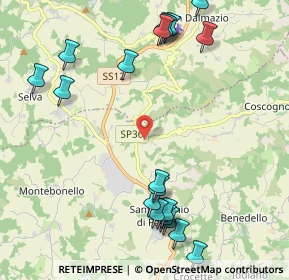 Mappa Via Coscogno, 41026 Pavullo nel Frignano MO, Italia (2.633)