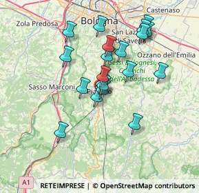 Mappa Piazza dei Martiri, 40065 Pianoro BO, Italia (6.3565)