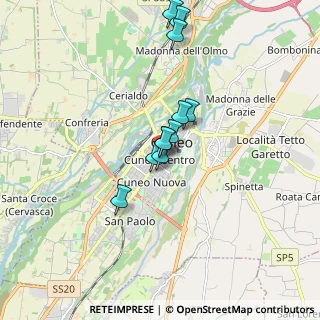 Mappa Via Monsignore Dalmazio Peano, 12100 Cuneo CN, Italia (1.36182)