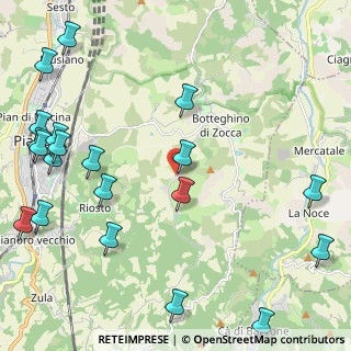 Mappa Via Caurinzano, 40065 Pianoro BO, Italia (3.073)