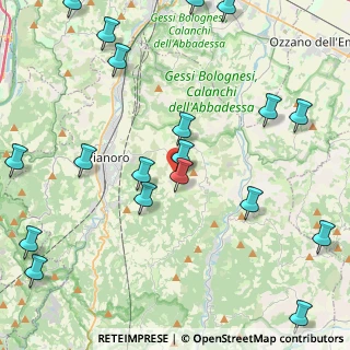 Mappa Via Caurinzano, 40065 Pianoro BO, Italia (5.78)