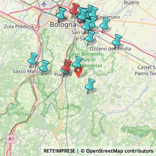 Mappa Via Caurinzano, 40065 Pianoro BO, Italia (9.7485)