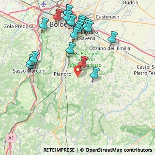 Mappa Via Caurinzano, 40065 Pianoro BO, Italia (9.7845)