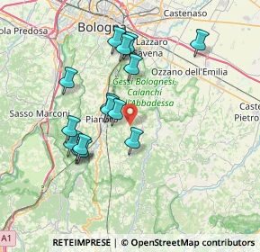 Mappa Via Caurinzano, 40065 Pianoro BO, Italia (6.84133)