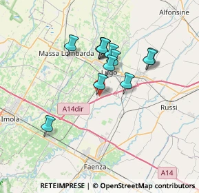 Mappa Via S. Giovanni, 48032 Barbiano RA, Italia (5.88)