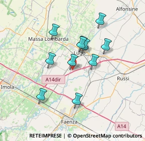 Mappa Via S. Giovanni, 48032 Barbiano RA, Italia (6.12455)