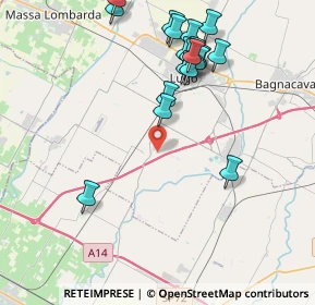 Mappa Via S. Giovanni, 48032 Barbiano RA, Italia (4.4425)