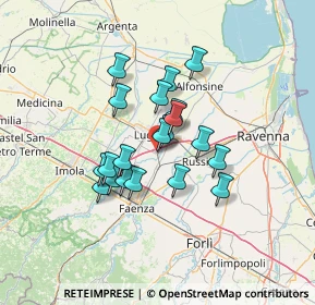 Mappa Via Zanzi, 48032 Cotignola RA, Italia (10.247)
