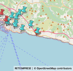Mappa Via Argiroffo Montetto, 16166 Genova GE, Italia (5.15667)
