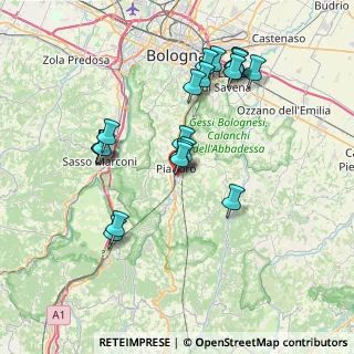 Mappa Via Antonio Gramsci, 40065 Pianoro BO, Italia (7.3905)