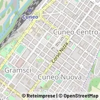 Mapa Cuneo