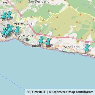 Mappa Via Monte Moro di Quinto, 16166 Genova GE, Italia (3.40917)