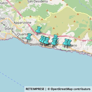 Mappa Via Monte Moro di Quinto, 16166 Genova GE, Italia (0.91909)