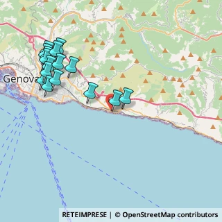 Mappa Via Monte Moro di Quinto, 16166 Genova GE, Italia (4.83813)