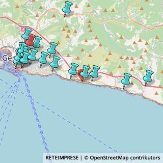 Mappa Via Monte Moro di Quinto, 16166 Genova GE, Italia (5.357)