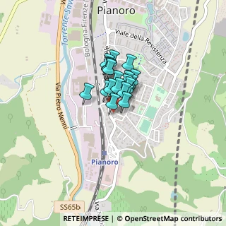 Mappa Pianoro, 40065 Pianoro BO, Italia (0.221)