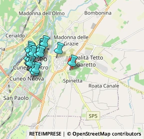 Mappa Via della Ripa, 12100 Cuneo CN, Italia (2.081)