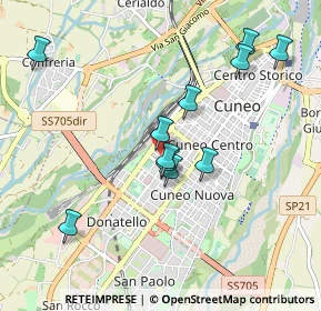 Mappa Via Giacomo Matteotti, 12100 Cuneo CN, Italia (0.93182)